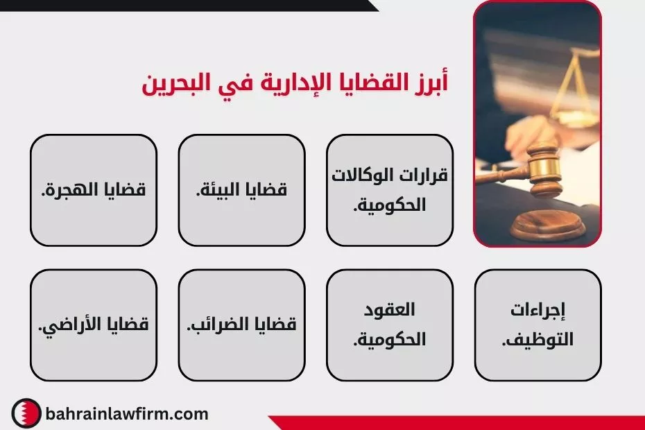 أبرز القضايا الإدارية في البحرين